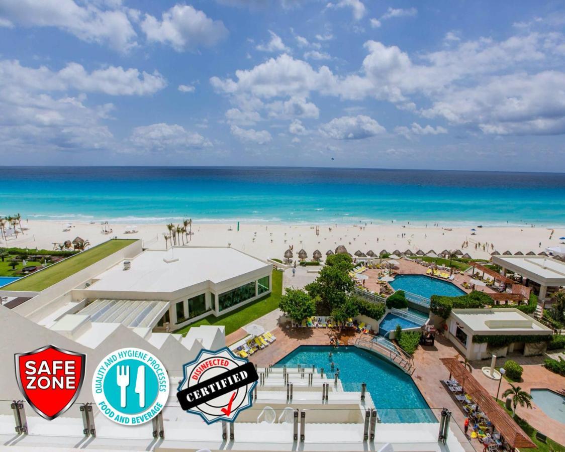 Condo In Ocean Front Resort Cancun Bagian luar foto
