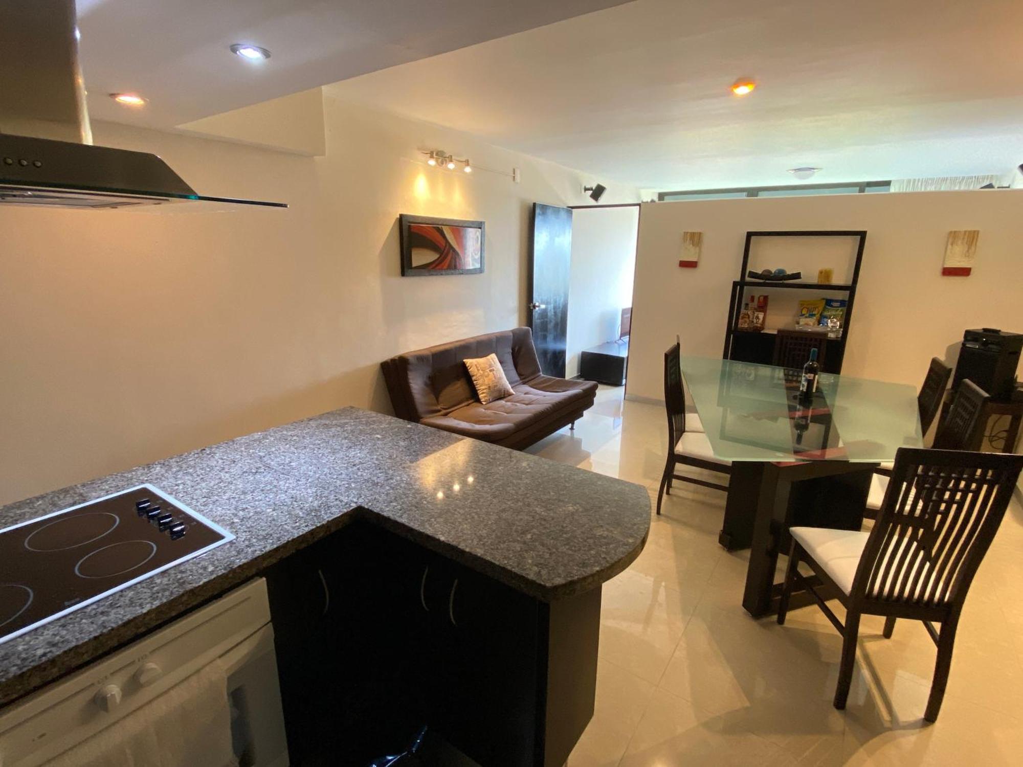 Condo In Ocean Front Resort Cancun Ruang foto