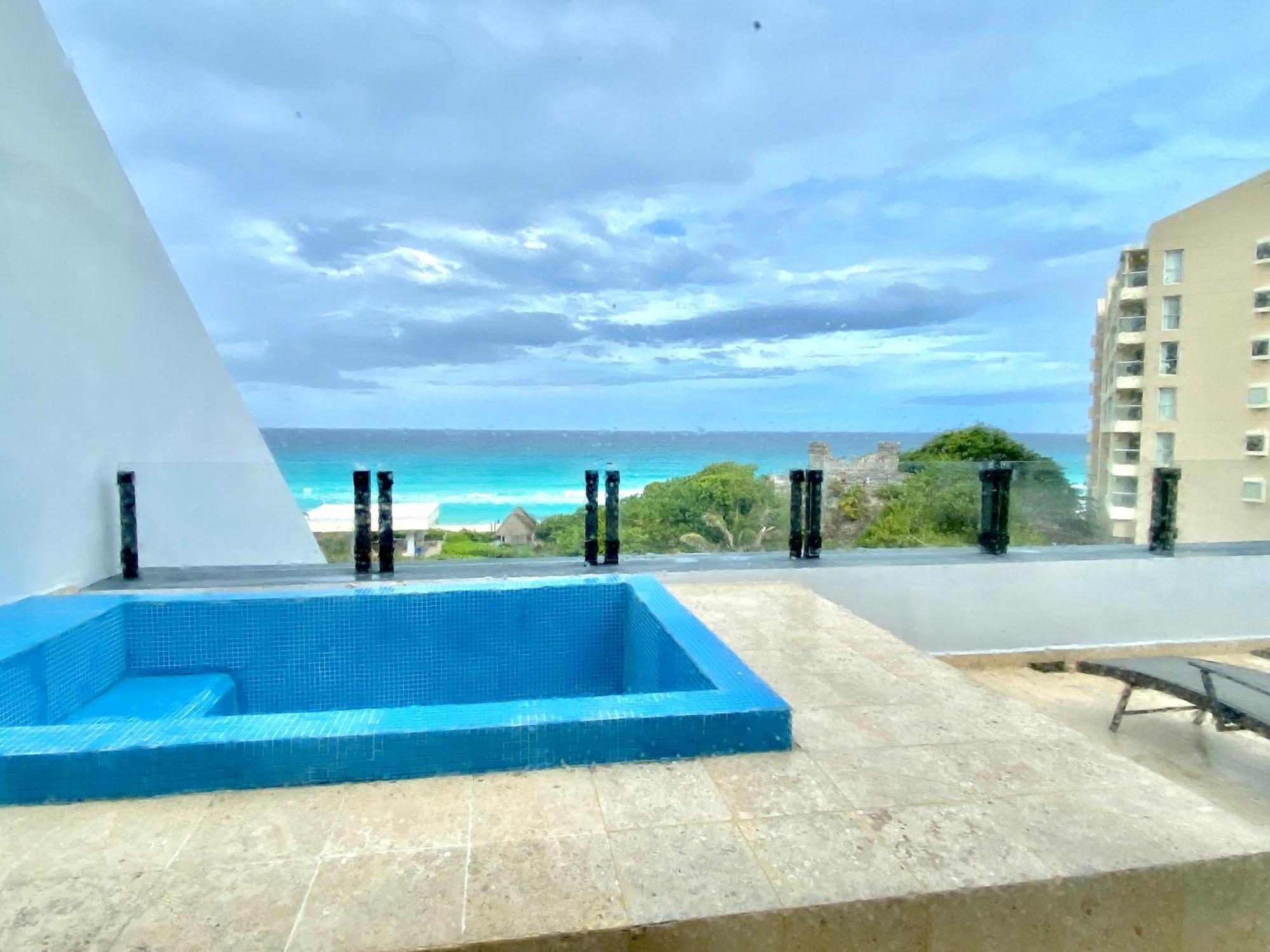 Condo In Ocean Front Resort Cancun Ruang foto