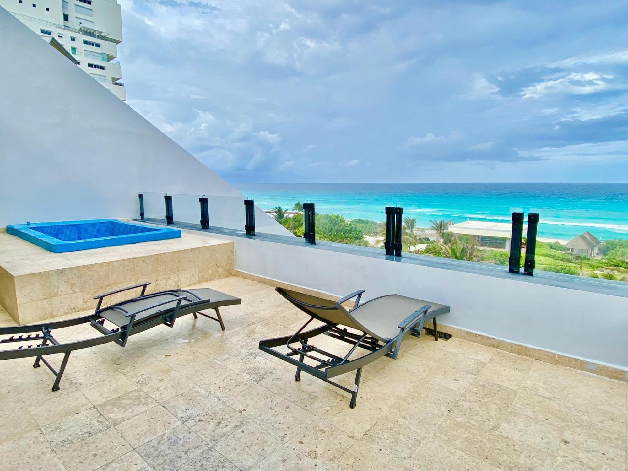 Condo In Ocean Front Resort Cancun Ruang foto