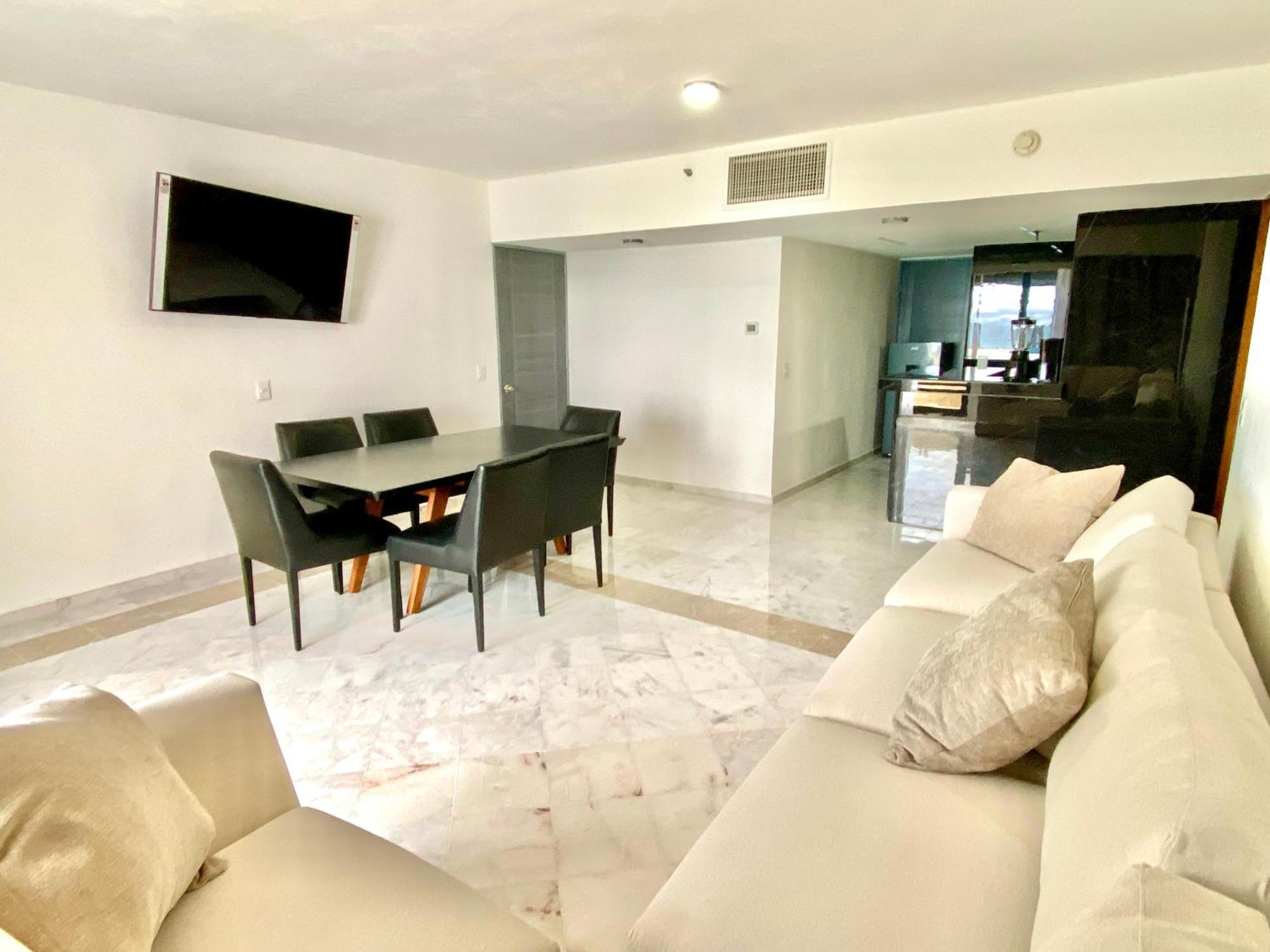 Condo In Ocean Front Resort Cancun Ruang foto